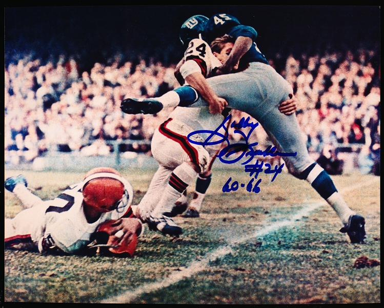 Autographed Bobby Franklin Cleveland Browns NFL Color 8” x 10” Photo