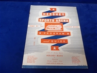 1948-49 Providence Reds @ Hershey Bears AHL Program