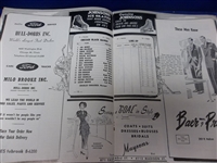 January 23, 1949 New York Rangers @ Chicago Black Hawks NHL Program