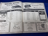 January 23, 1949 New York Rangers @ Chicago Black Hawks NHL Program