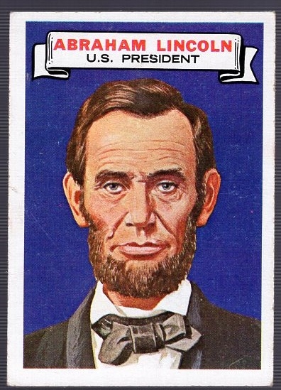 1967 Topps “Who Am I” Non-Sports #25 Abraham Lincoln