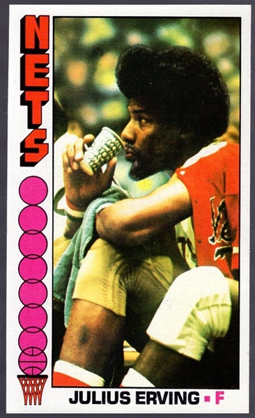 1976-77 Topps Bskbl. #1 Julius Erving, Nets