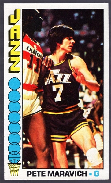 1976-77 Topps Bskbl. #60 Pete Maravich, Jazz