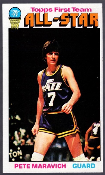 1976-77 Topps Bskbl. #130 Pete Maravich AS, Jazz