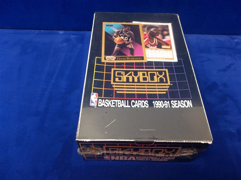 1990-91 SkyBox Bskbl.- 1 Unopened Series 1 Box