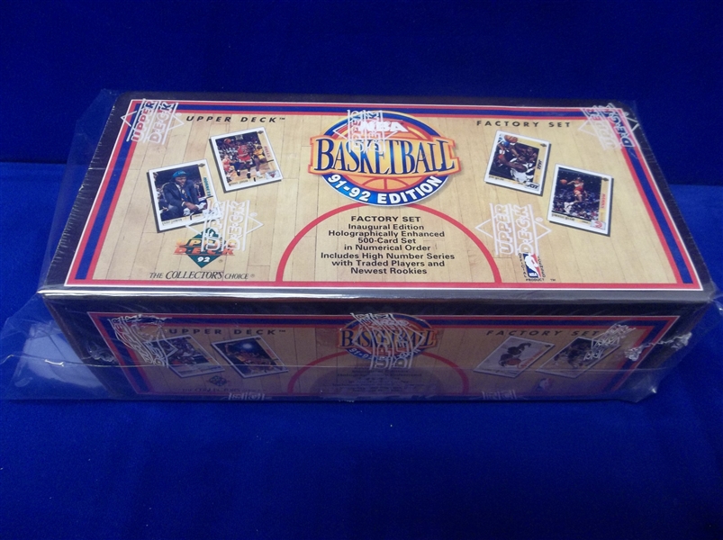 1991-92 Upper Deck Basketball- Factory Sealed Set of 500