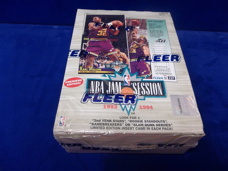 1993-94 Fleer NBA Jam Session- 1 Unopened Box