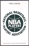 1973-74 NBA Players Assn. Postcards- Fred Carter, 76ers SP