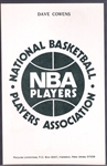 1973-74 NBA Players Assn. Postcards- Dave Cowens, Celtics