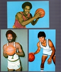 1973-74 NBA Players Assn. Postcards- 3 Diff.