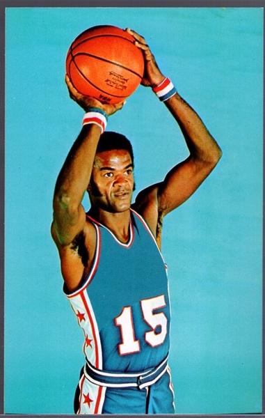 1973-74 NBA Players Assn. Postcards-Hal Greer, 76ers