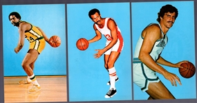1973-74 NBA Players Assn. Postcards- 3 Diff.