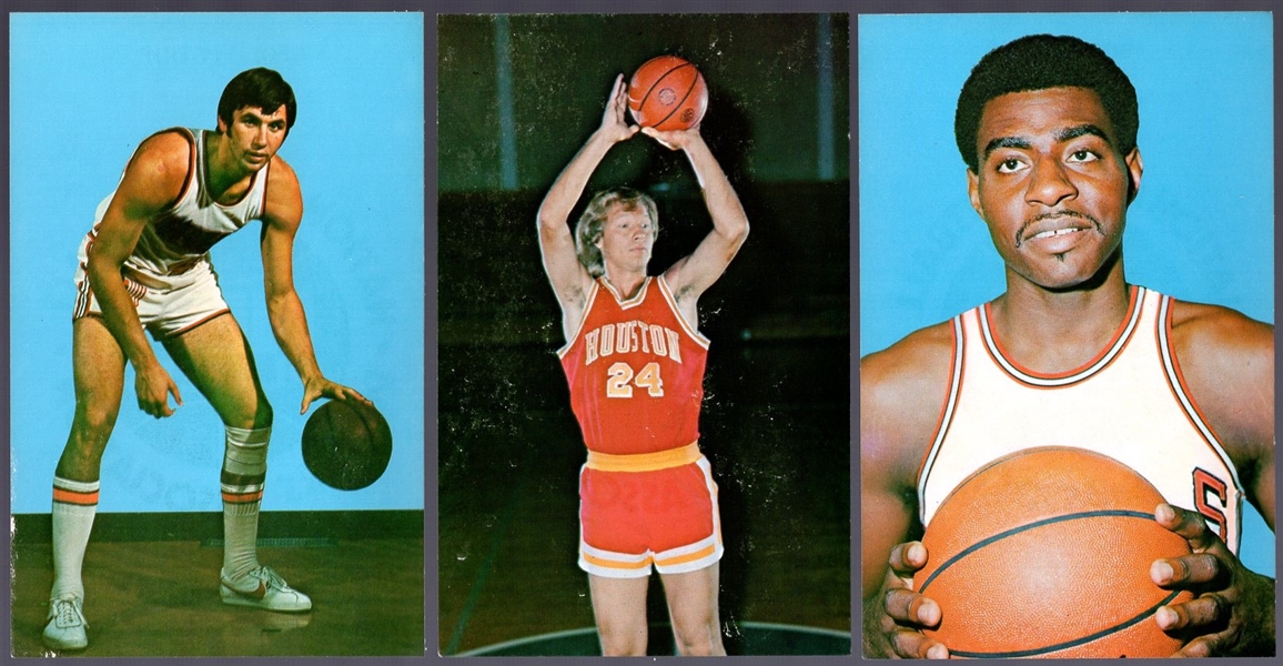 1973-74 NBA Players Assn. Postcards- 3 Diff.