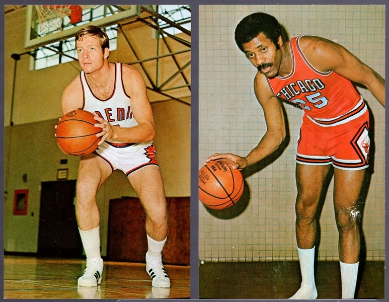 1973-74 NBA Players Assn. Postcards- 2 Diff. SP