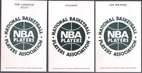 1973-74 NBA Players Assn. Postcards- 3 Diff.