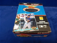1991 Stadium Club Bsbl.- 1 Unopened Series 2 Box