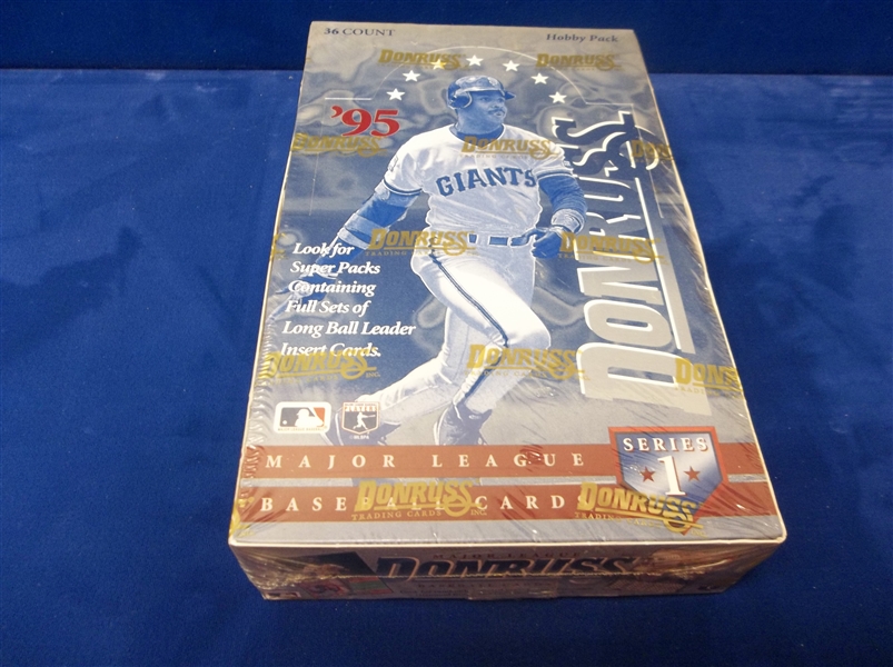 1995 Donruss Bsbl.- 1 Unopened Series 1 Hobby Box
