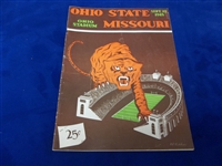 September 29, 1945 Missouri @ Ohio State NCAA Ftbl. Program