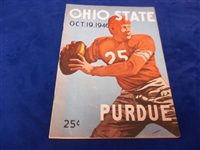 October 19, 1946 Purdue @ Ohio State NCAA Ftbl. Program