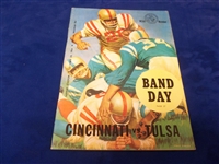 October 24, 1964 Tulsa @ Cincinnati NCAA Ftbl. Program