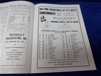 October 24, 1964 Tulsa @ Cincinnati NCAA Ftbl. Program