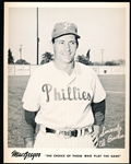 1950’s-60’s MacGregor Advisory Photo- Ed Bouchee, Philadelphia Phillies MLB B/W 8” x 10” Photo