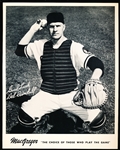 1950’s-60’s MacGregor Advisory Photo- Del Crandall, Milwaukee Braves MLB B/W 8” x 10” Photo