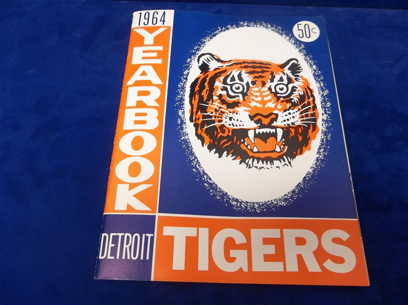 1964 Detroit Tigers MLB Yearbook