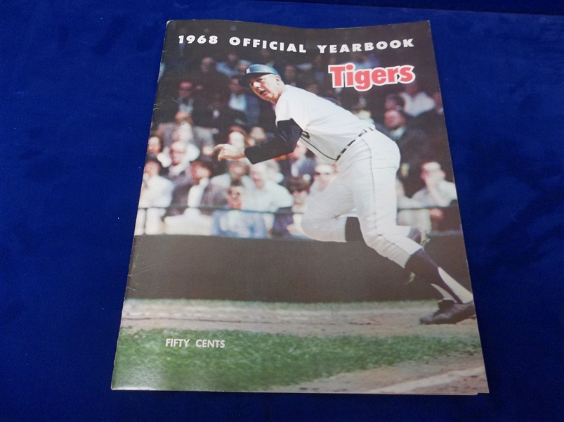 1968 Detroit Tigers MLB Yearbook