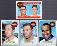 1969 Topps Bsbl.- 13 Diff. Seattle Pilots