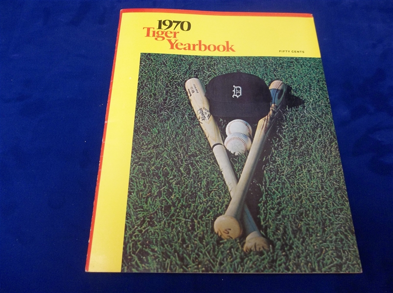 1970 Detroit Tigers MLB Yearbook