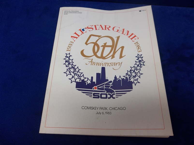 1983 MLB All-Star Game Program