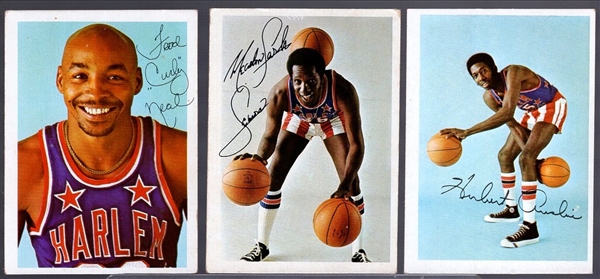 1971 Fleer Cocoa Puffs Harlem Globetrotters Bskbl.- 19 Diff. Cards