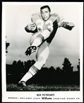 1960’s Wilson Advisory Staff Nick Pietrosante Detroit Lions NFL B/W 8” x 10” Photo