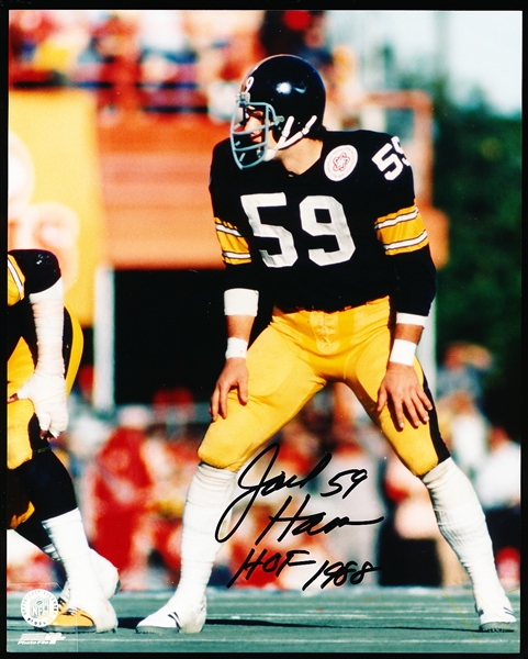 Autographed Jack Ham Pittsburgh Steelers NFL Color 8” x 10” Photo