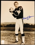 Autographed Frank Ryan Cleveland Browns NFL B/W 8” x 10” Photo