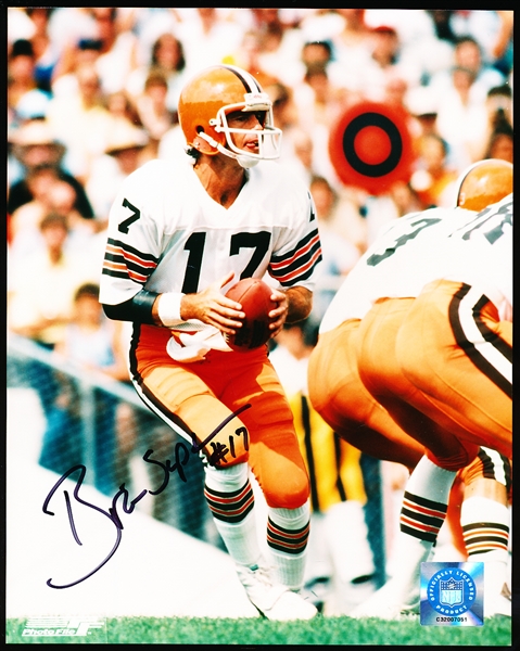 Autographed Brian Sipe Cleveland Browns NFL Color 8” x 10” Photo