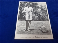 1950’s-60’s Marlene Hagge MacGregor Golf Advisory Staff B/W 8” x 10 ½” Photo