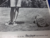 1950’s-60’s Marlene Hagge MacGregor Golf Advisory Staff B/W 8” x 10 ½” Photo