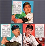1952 Red Man Tobacco Bb- 3 Diff- No Tabs- March expiration backs