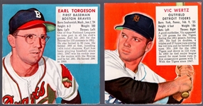 1952 Red Man Tobacco Bb- 2 Diff- No Tabs