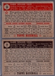 1952 Topps Baseball- #34 Elmer Valo, A’s- 2 Cards