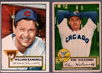 1952 Topps Baseball- 2 Diff
