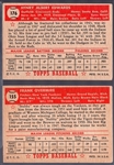 1952 Topps Bb- 2 Diff