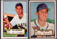 1952 Topps Bb- 2 Diff