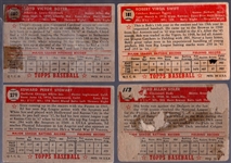 1952 Topps Bb- 4 Diff