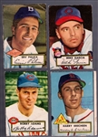 1952 Topps Bb- 4 Diff