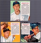 1953 Red Man Tobacco Bb- 3 Diff- No Tabs- March expiration backs