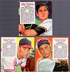 1953 Red Man Tobacco Bb- 3 Diff- No Tabs- March expiration backs