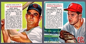 1953 Red Man Tobacco Bb- 2 Diff- No Tabs- March expiration backs